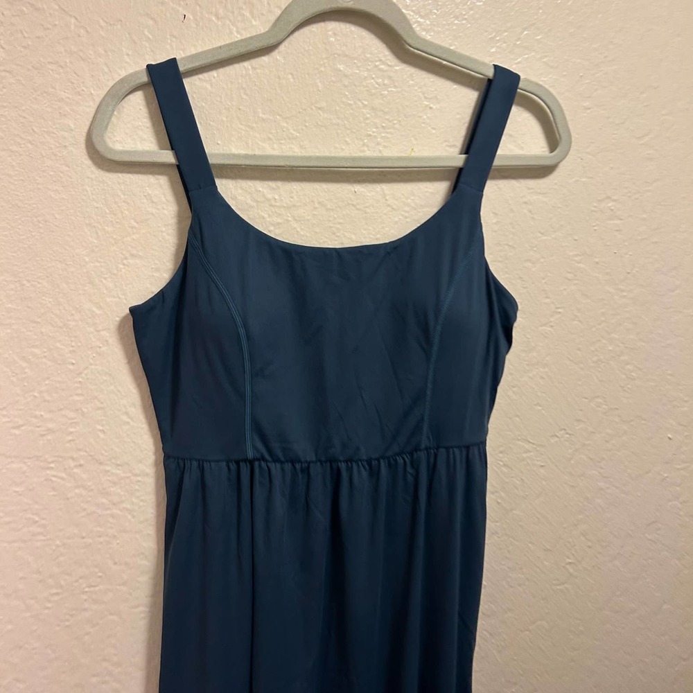 Halara Twisted Split Midi Dress Black Size L NWT - Picture 6 of 10